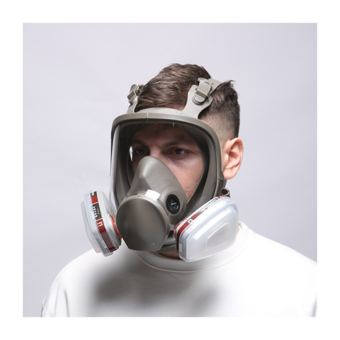 Reusable Full Face  Mask  Respirator for Woodworking Painting Welding Mask