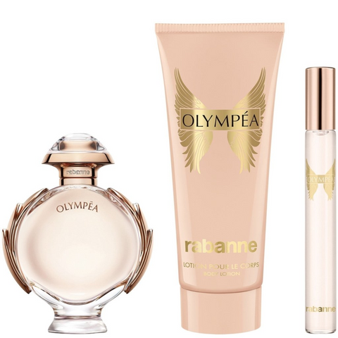 Paco Rabanne Olympea Gift Set (Eau De Parfum Spray 50ml  Body Lotion 100ml  Eau De Parfum Spray 10ml)