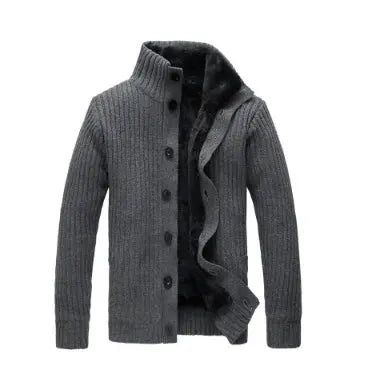 Sweater Men Coats Winter Warm Shirt Thick Jacket