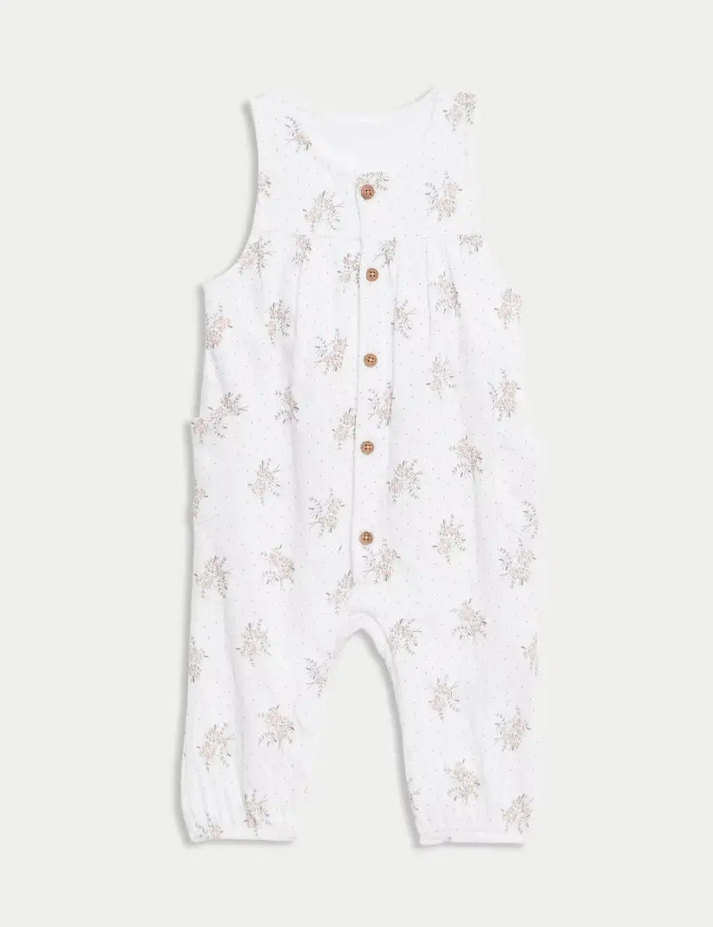 2pc Pure Cotton Floral Outfit (7lbs - 1 Yrs)