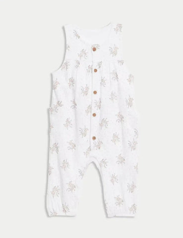2pc Pure Cotton Floral Outfit (7lbs - 1 Yrs)