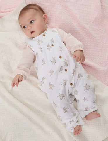 2pc Pure Cotton Floral Outfit (7lbs - 1 Yrs)