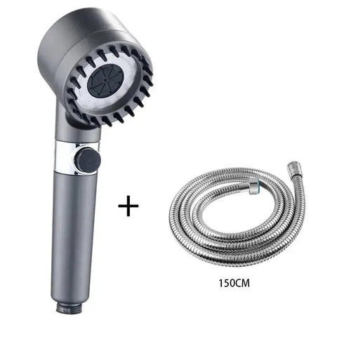 3 Modes High Pressure Portable , Filter, Rainfall Faucet Showerhead