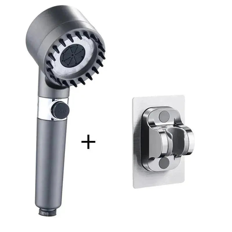 3 Modes High Pressure Portable , Filter, Rainfall Faucet Showerhead