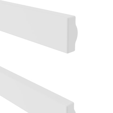 Warmehaus Minimalist Bathroom Heated Warming Towel Rail 1600x600mm White