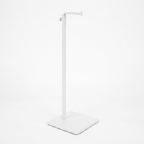 B&NN Adjustable Metal Handbag Rack Tabletop Handbag Purse Display Stand Single Hook Bag Stand Holder (White)