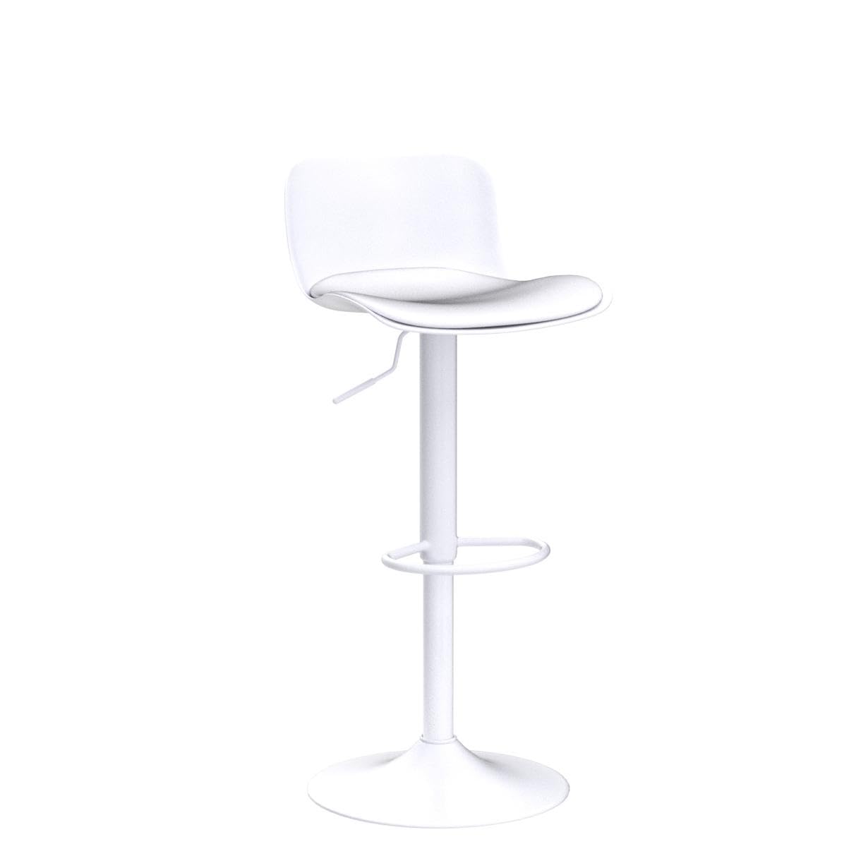 YOUNIKE Furniture Polypropylene Bar Stools Set of 2 with Adjustable Height and 360° Rotation