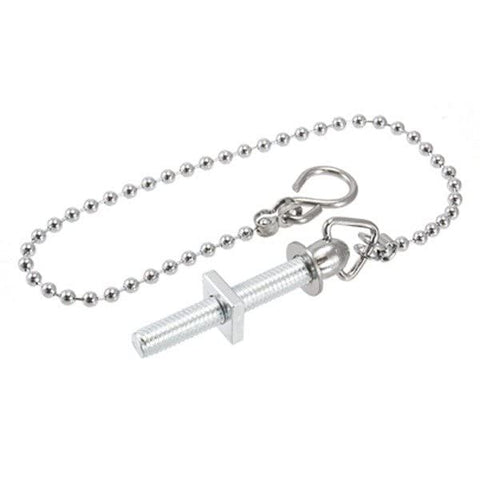 E2trade Replacement Chrome 18" Sink Basin Bath Ball Plug Chain and Stay S Hook Ends
