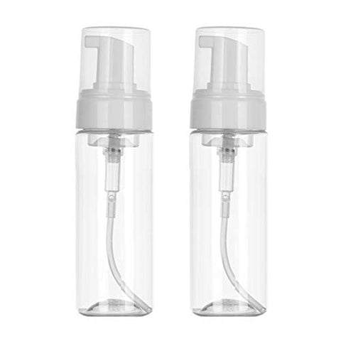 200ml Foaming Dispenser Bottle,Beoncall 2Pcs Transparent Empty Spray Bottles Plastic Foaming Dispenser Bottle Foaming Soap Pump Dispenser Refillable
