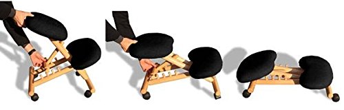 cinius Professional kneeling ergonomic chair without back, in several colours