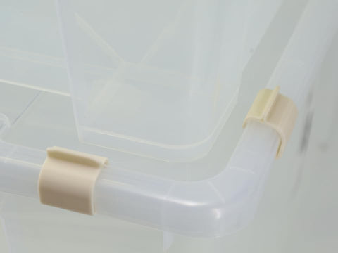 Sealing Clips for IKEA Samla Box Boxes Rounded Compatible with Ikea Samla Clips ... (Pack of 12, 55L/130L)