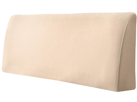 DUJUIKE Bed Headboard Slipcover, Stretch Bed Headboard Cover, Dustproof Protector Cover for Linen Fabric Tufted Upholstered Head Board