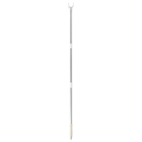 Angoily Adjustable Clothesline Pole Clothes Hook Pole for Wardrobe Garment Reach for Balcony Laundry Drying Splicable Clothes Rod for Hanging and