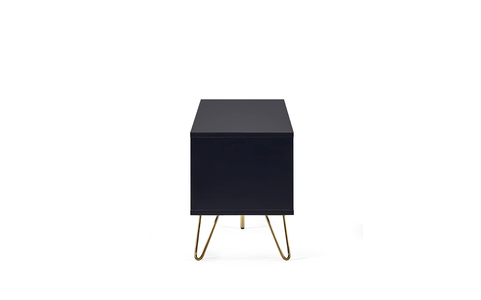 Julian Bowen Murano TV Unit for up to 65" TVs, Black - H50 x W150 x D40cm