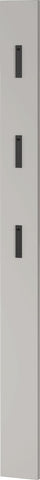 Germania Coat Rack Panel 3728-572, in Cashmere, with Three Fold-Out Metal Coat Hooks, 15 x 170 x 3 cm (W x H x D)