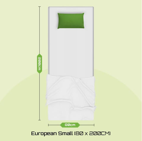 Starlight Beds Castle European Small Single Mattress, Grey