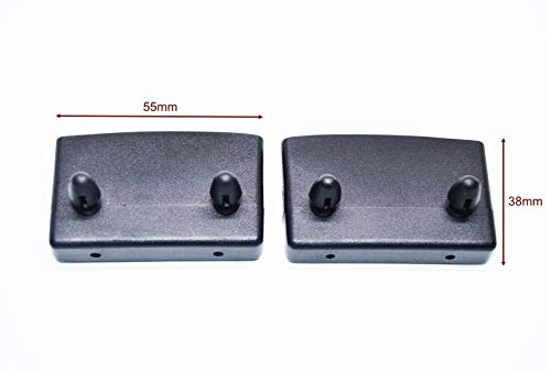 Husseinbolt New replacement bed slat holders/caps (Model A End) for single, double and king size beds (Pack of 16 caps)