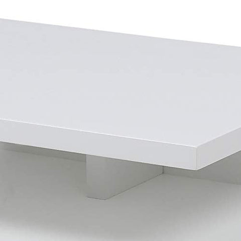 AC Design Furniture Fia Floating Nightstand in White, 1 piece, Wall Mounted Bedside Table with Drawer and a Shelf, Bedroom Furniture, H: 22,5 x W