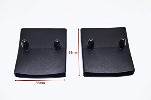 Husseinbolt New Replacement bed slat holders/caps (Model A, Center) for single, double and king size beds (Pack of 4 caps)