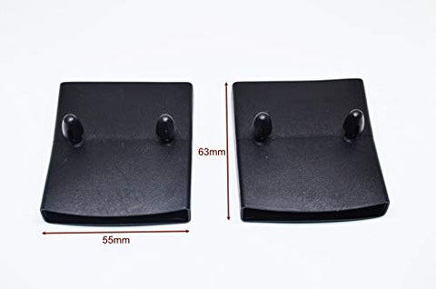 Husseinbolt New Replacement bed slat holders/caps (Model A, Center) for single, double and king size beds (Pack of 4 caps)