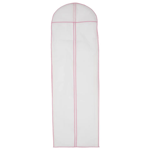 180cm Wedding Dress Bag with Zipper Breathable Clear Garment Bags Dustproof Long Dress Bags Covers Non-woven Bridal Dress Cover Storage Bag Full