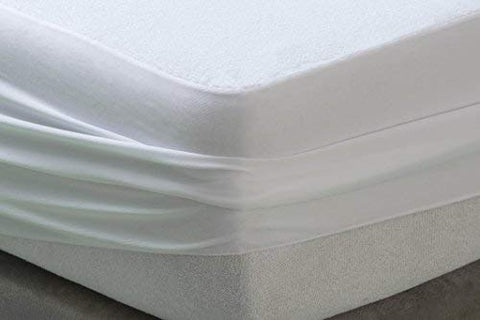 Savel - Mattress Cover (80x190/200 cm) Small Single Size | Aloe Vera | Waterproof Mattress Protector - White