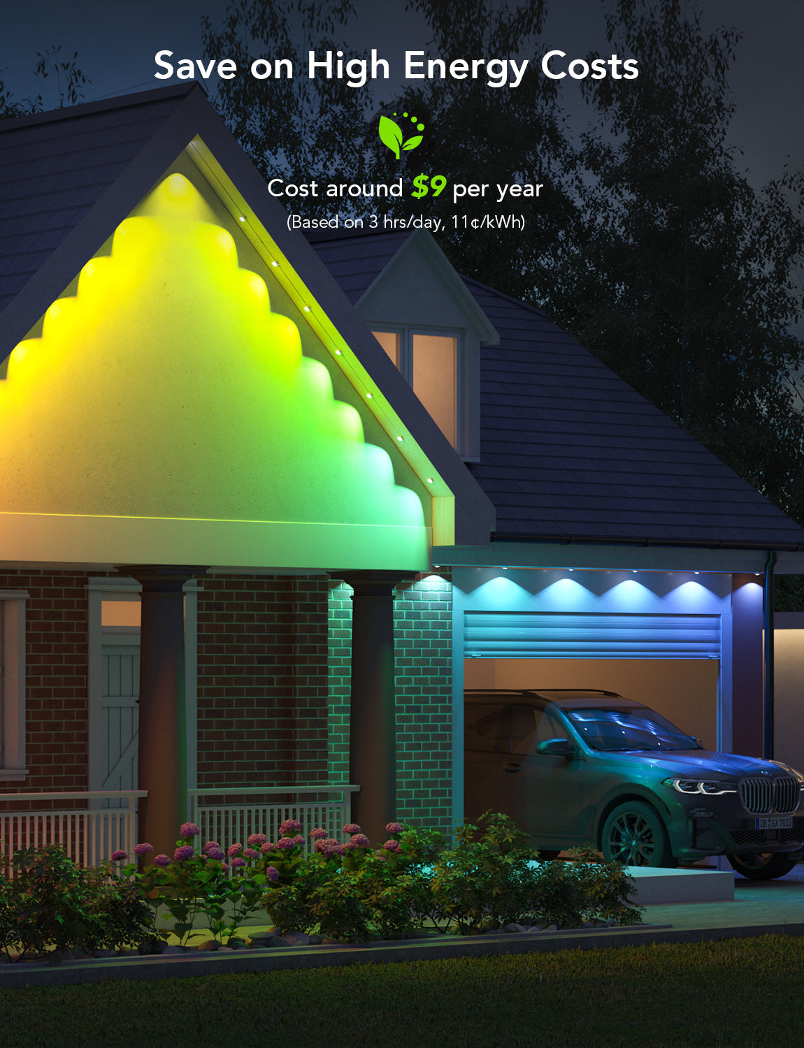 GOVEE RGBIC PERM OUTDOOR LIGHTS 30M IP67
