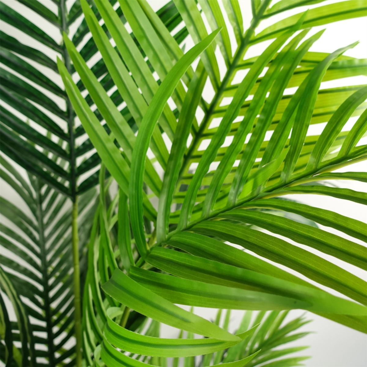 180cm Artificial Palm Tree Extra Large Gold Metal Planter