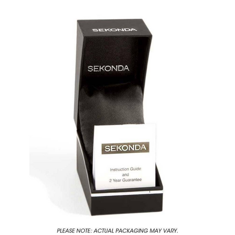 Sekonda Ladies Fashion Editions white Dial with Beige Leather Strap Watch