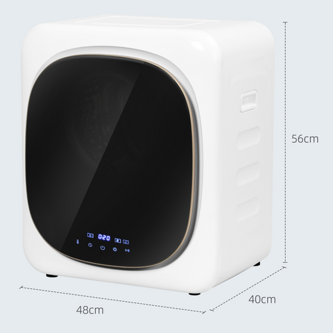 HOMCOM 4kg 800W Vented Tumble Dryer with Deodorize, Smart Mode