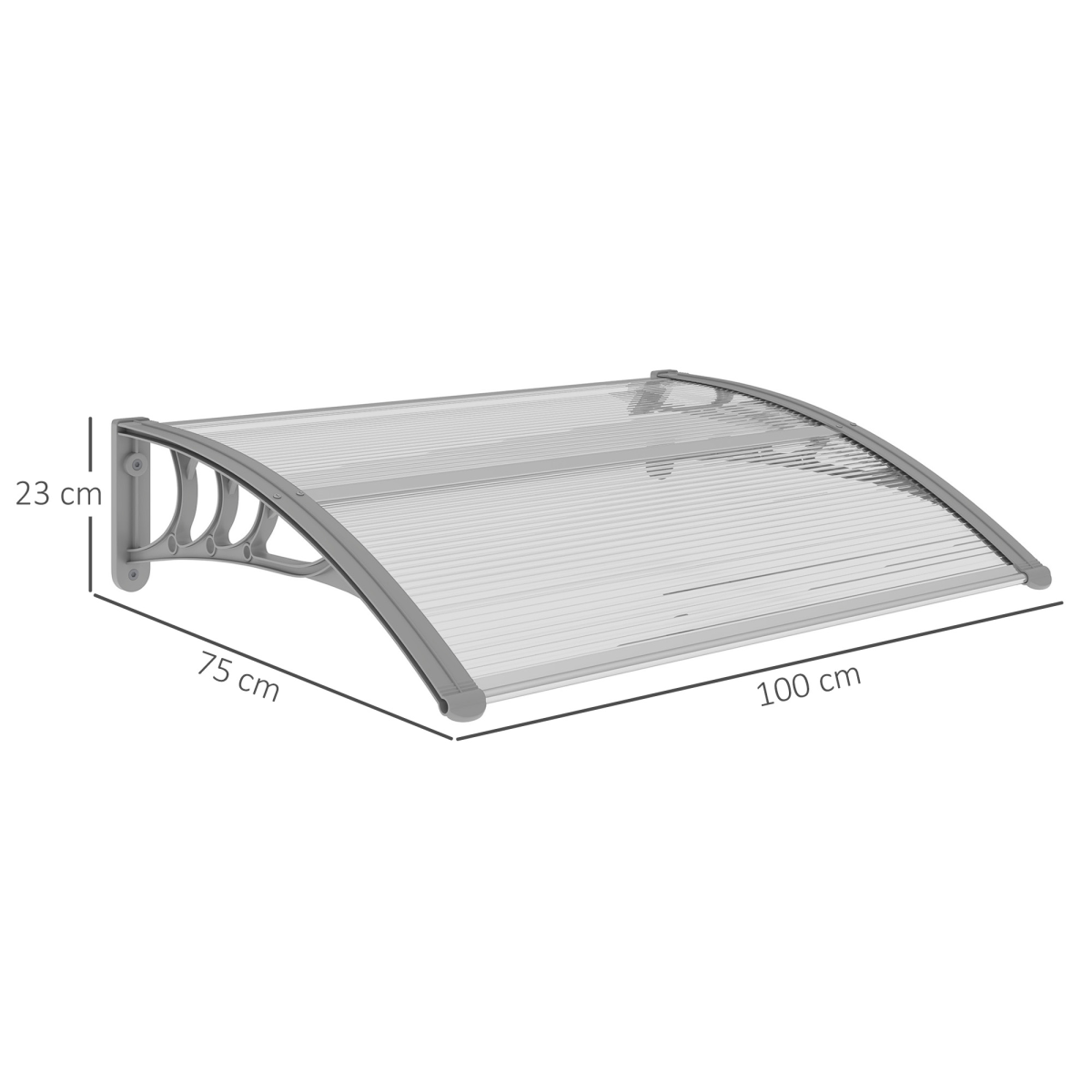 Door Canopy Awning Outdoor Window Rain Clear