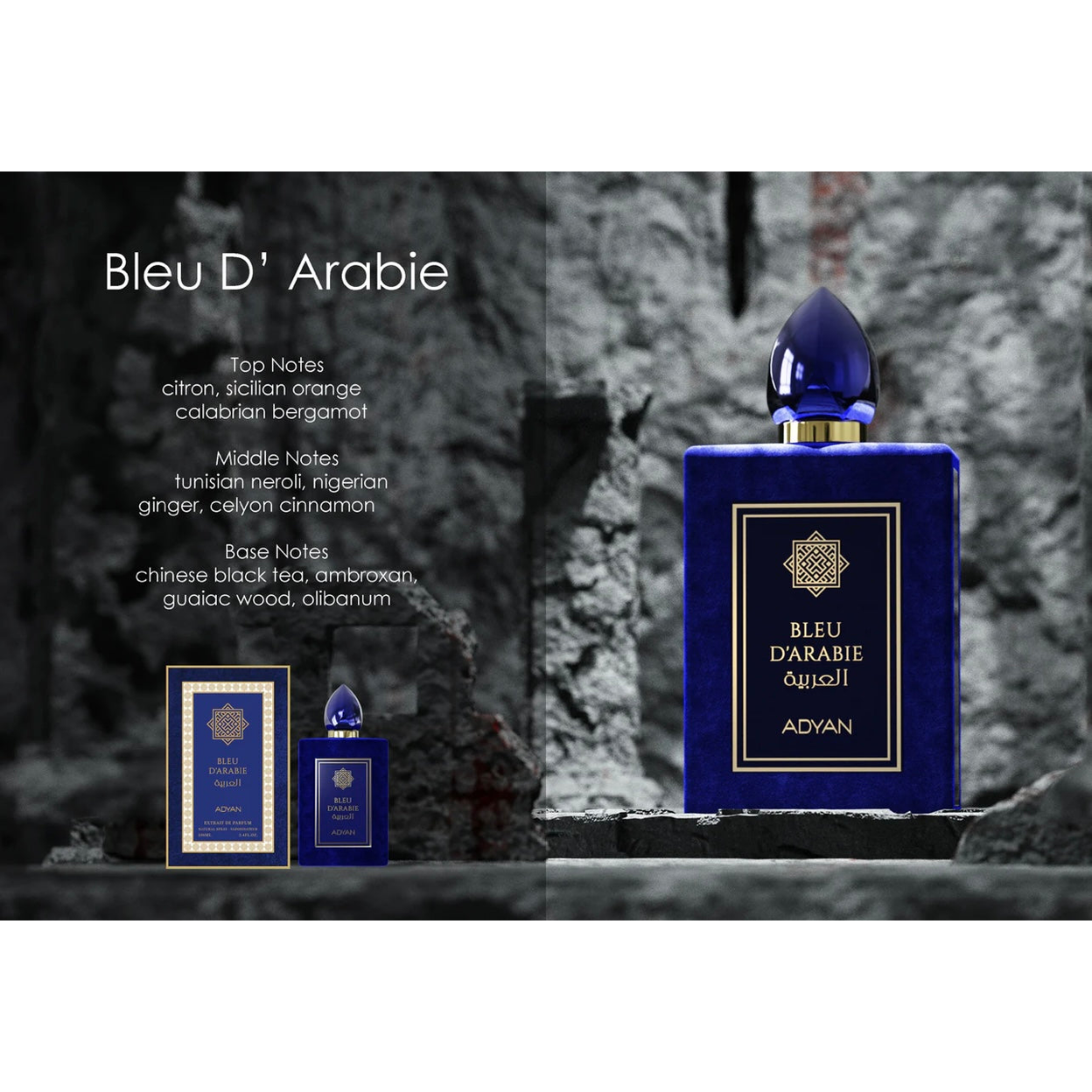 Bleu D’Arabie by Adyan – Extrait de Parfum (100ml)
