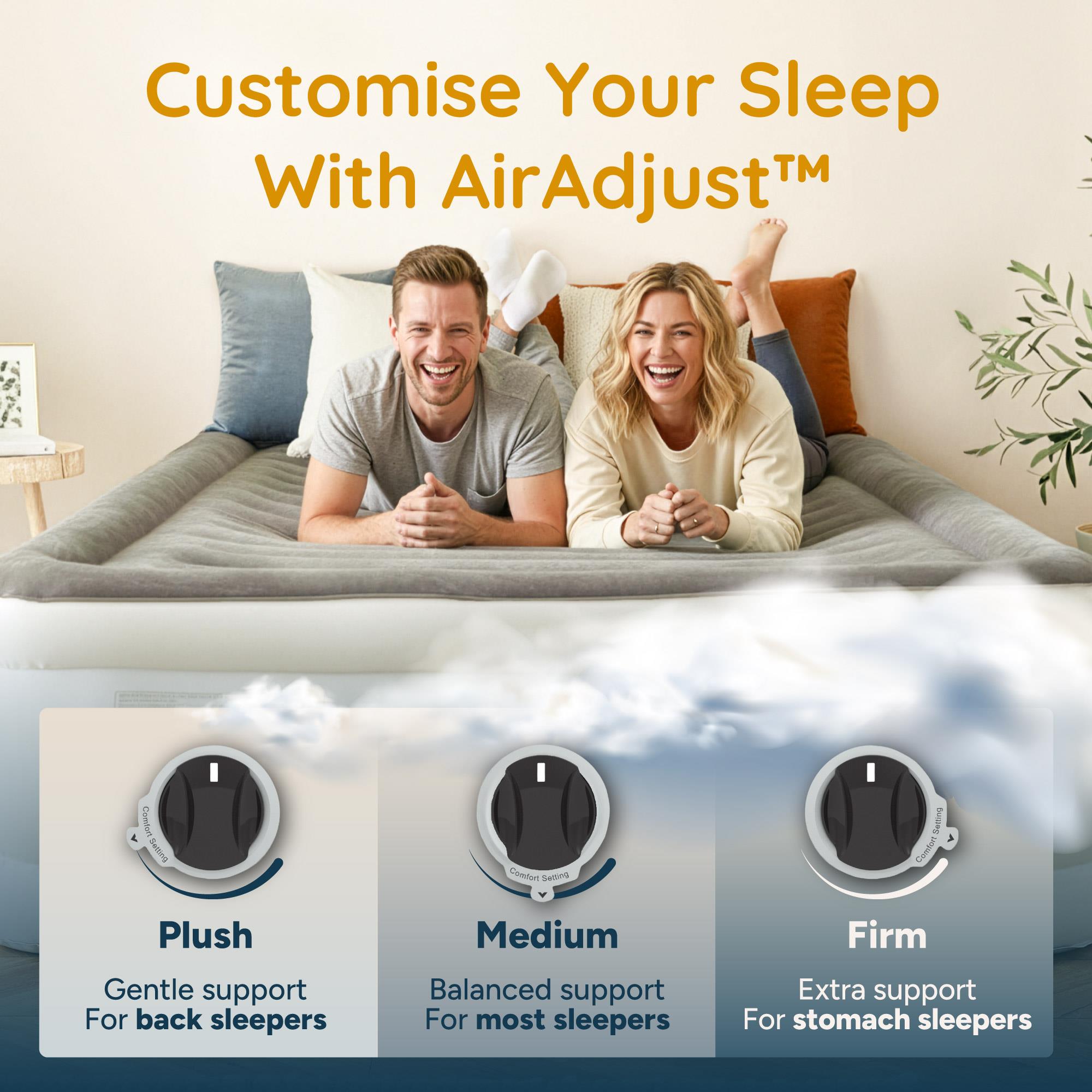 Huddle Never Deflate Air Bed - Double