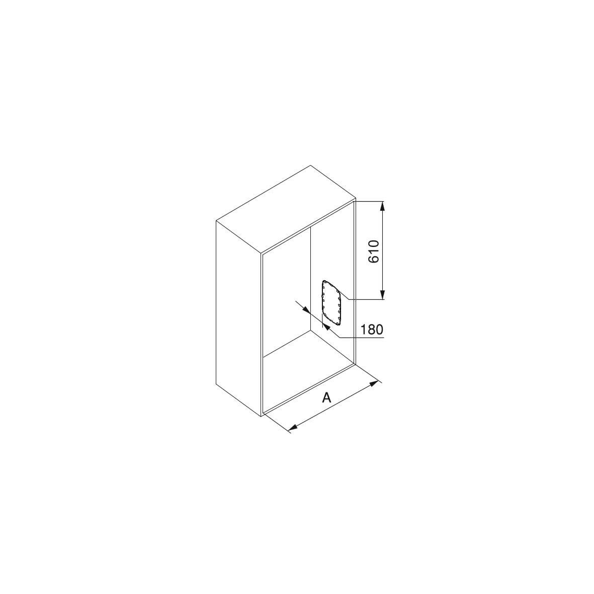 Emuca - Pull down hanging rail for wardrobe, pull down wardrobe rail lift, adjustable width 600-830mm, titanium colour