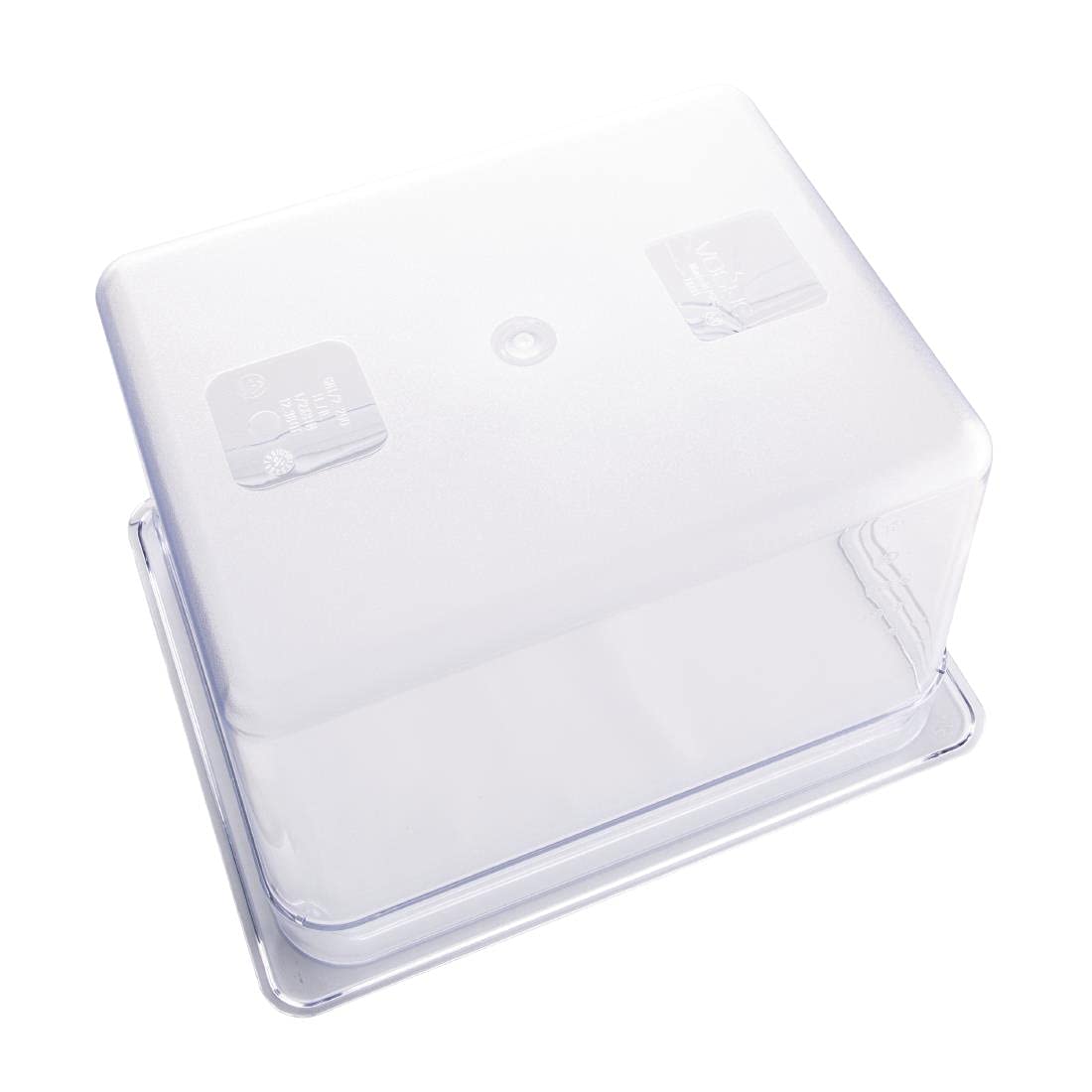 Vogue 1/2 Gastronorm Container 200mm 10.8 Litre Catering Food Storage Pan, Transparent