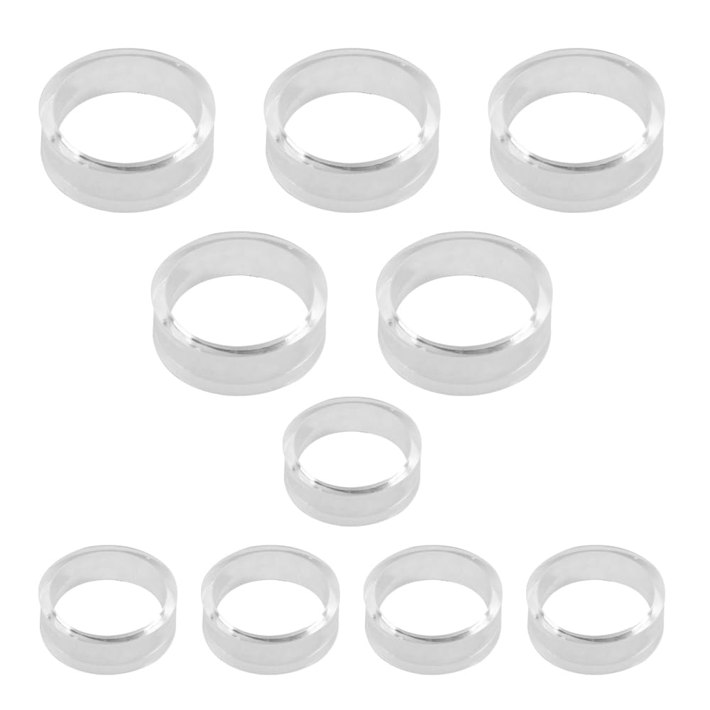 VOANZO 10Pcs Acrylic Sphere Display Stand Clear Round Ball Stand Holder Crystal Ball Holder Ornament Display Stand for Baseball Softball Collections