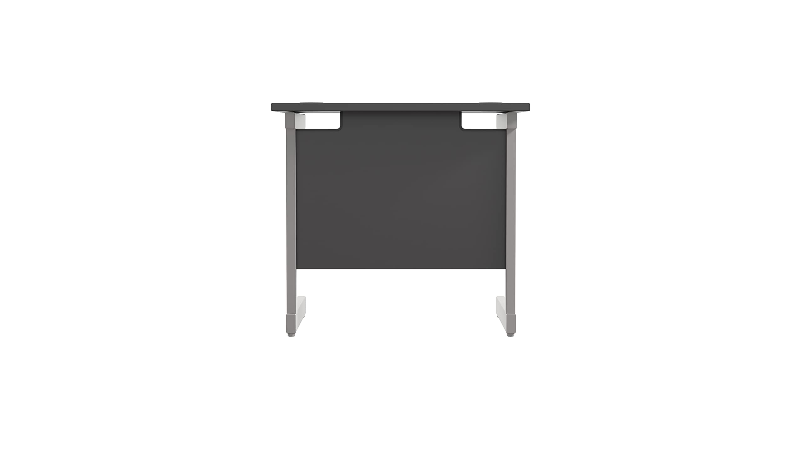Office Hippo Heavy Duty Rectangular Cantilever Desk, Home Office Table With Integrated Cable Ports, PC Desk for Work or Home, 5 Yr Warranty