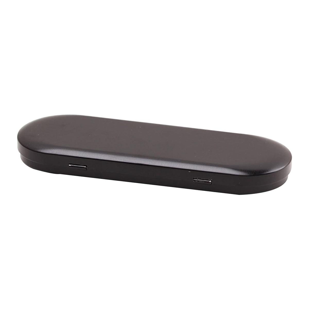 Aoktorkit 1PCS Metal Tin Box Container, 17.5x6x1.8cm Oval Empty Mini Storage Box Portable Storage Container with Lid for Small Items, Red