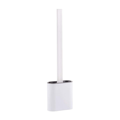 Ibergrif Silicone Toilet Brush and Holder Set, Quick Drying, Deep Cleaning