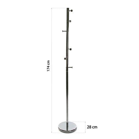 Versa 187904 - Coat Stand dark silver
