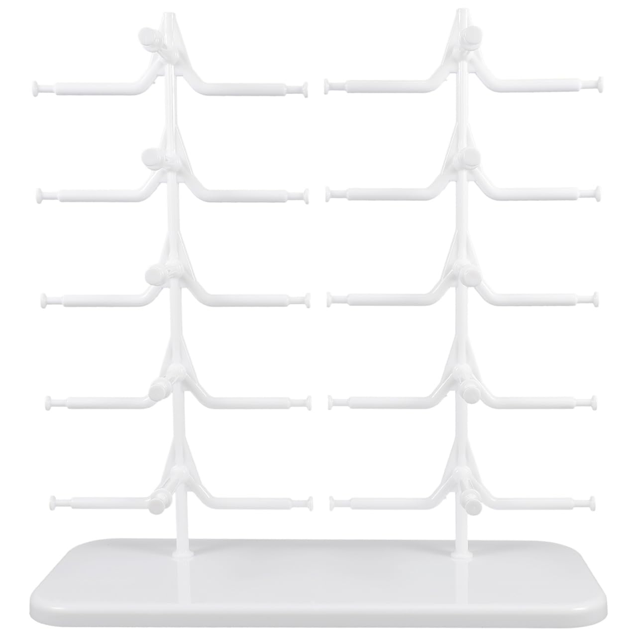 Housoutil Glasses Holder Glasses Stand for Multiple Glasses Sunglasses Storage Plastic Glasses Stand Display Rack for Glasses Display Organiser