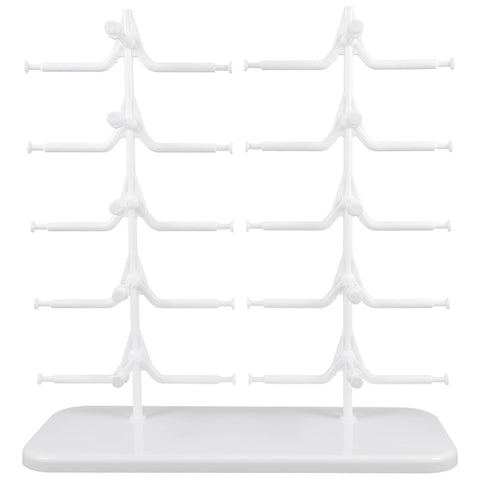 Housoutil Glasses Holder Glasses Stand for Multiple Glasses Sunglasses Storage Plastic Glasses Stand Display Rack for Glasses Display Organiser
