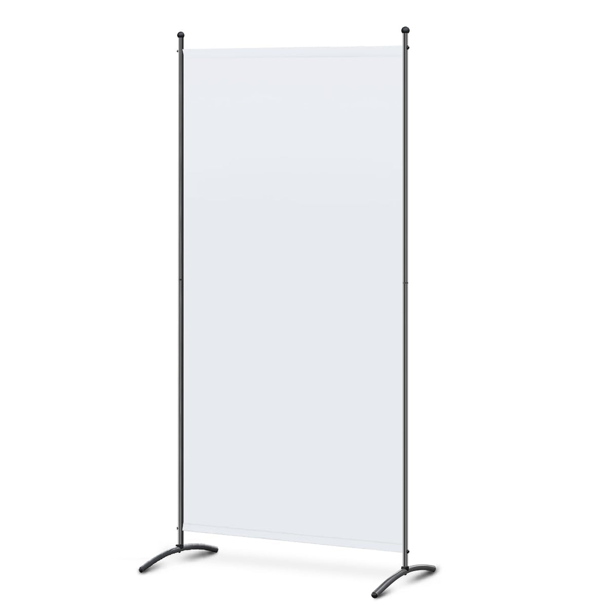 Angel Living 1 Panel Room Divider, Privacy Screen Composed of Polyester Fabric and Sturdy Iron Frame
