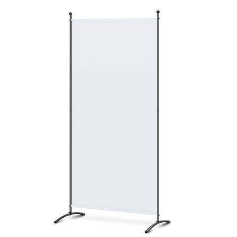 Angel Living 1 Panel Room Divider, Privacy Screen Composed of Polyester Fabric and Sturdy Iron Frame