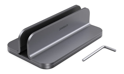 JOKItech Aluminum Laptop Vertical Stand Organizer, Sturdy Laptop Computer Holder Desktop Stand Compatible with New Retina Apple MacBook Pro/Air
