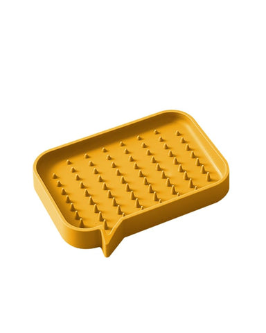 3Cboutique Silicone Self Draining Soap Dish, Bar Soap Holder Storage Tray for Bathroom Shower, Soap Dish, Sponges…