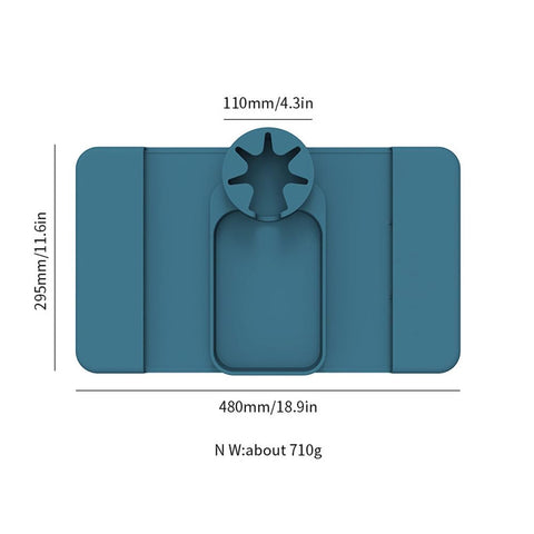 Hosoncovy Silicone Sofa Couch Cup Holder Tray Drink Holder with Side Pockets for Sofa Arm Couch Caddy Anti-Spill for Chair Recliner,Armrest Remote
