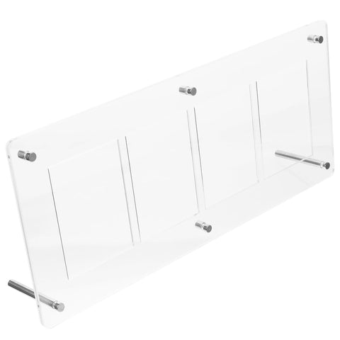 Ciieeo Trading Card Holders Clear Acrylic Display Stand 4 Slots Baseball Card Display Rack Game Frame Sports Holder Desktop Organizer
