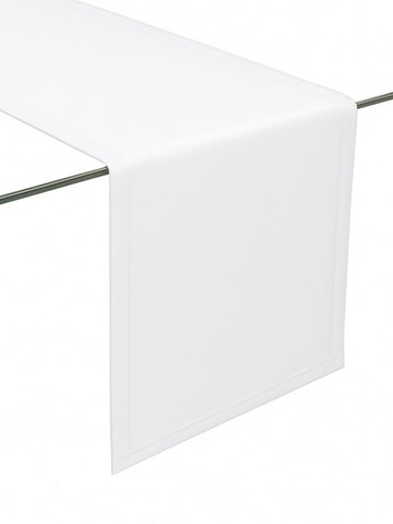Table Runner Made of Minimate Fabric Modern, Smooth, Wide Hem, Non-Iron, Durable, Washable at 60°C, Can be Tumble Dried, Kitchen and Living Room