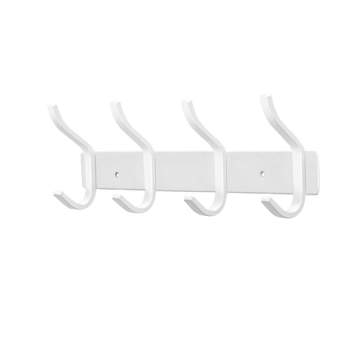 MEIJO Coat Hooks Wall Mounted, Coat Rack Wall Mounted Stainless Steel with 4 Hooks Heavy Duty Coat Hooks for Door, Bedroom, Bathroom, Kitchen